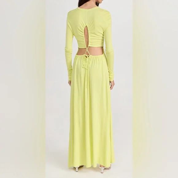 Proenza Schouler | Dresses | Proenza Schouler White Label Long Sleeve  Jersey Open Back Dress | Poshmark